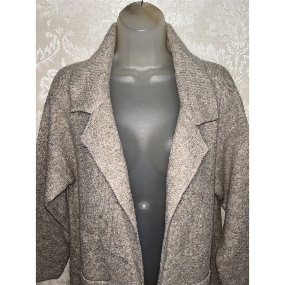 NWT Petal & Pup Wool Blend Skylar Open Front Coatigan Knit Jacket Size S/M - Picture 2 of 9